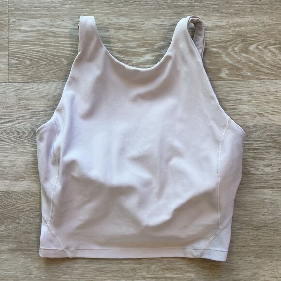 Lululemon Align High-Neck Tank Top Pink-Size 6 - Picture 1 of 5